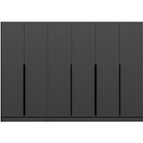 Vaatekaappi Linento Furniture Kale Plus 210x270cm 2 vetolaatikkoa eri värejä