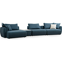 Sohva Linento Furniture Maya CL-T-O1-1R 4-istuttava sininen
