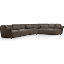 Kulmasohva Linento Furniture Mentis L1-O1-CX-2XR ruskea