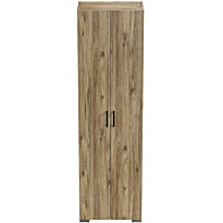 Kaappi Linento Furniture 2 Kapak 8 Raf, ruskea