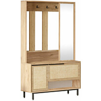 Vaatenaulakko Linento Furniture ON11-SU, ruskea