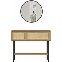 Sivupöytä Linento Furniture ON12-SU, ruskea