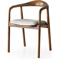 Tuoli Linento Furniture PA-27 ruskea/vaaleanharmaa, Verkkokaupan poistotuote