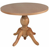 Ruokapöytä Linento Furniture Roma, Ø100cm, ruskea