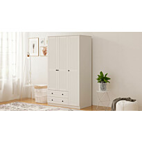 Vaatekaappi Linento Furniture Rb-062, 105x184cm, mattavalkoinen