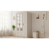 Vaatekaappi Linento Furniture Rb-073, 105x184cm, mattavalkoinen
