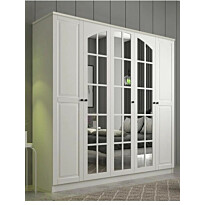 Vaatekaappi Linento Furniture Rb-016, 175x184cm, mattavalkoinen