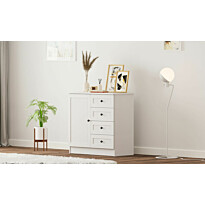 Lipasto Linento Furniture Rb-168-04-002, 87x85cm, mattavalkoinen
