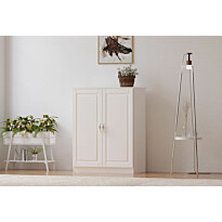 Kenkäkaappi Linento Furniture Rb-020, 70x100cm, mattavalkoinen