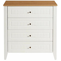 Lipasto Linento Furniture Tuval 065 valkoinen/tammi