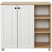 Kaappi Linento Furniture Tuvalle 018 valkoinen/tammi