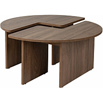 Sohvapöytä Linento Furniture Moira Ø90cm 2-osainen