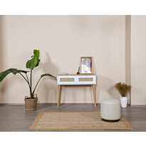 Lipasto Linento Furniture Bohem, 95x100cm, ruskea/valkoinen