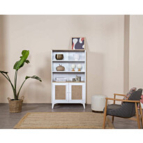 Kirjahylly Linento Furniture Mount, 90x158cm, ruskea/valkoinen