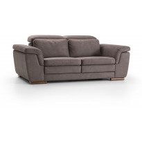Sohva Linento Furniture Mardini, 2-istuttava, ruskeanharmaa