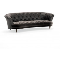 Sohva Linento Furniture Dolmabahce, 3-istuttava, ruskea