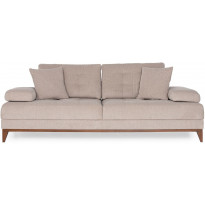 Sohva Linento Furniture Sonya, 3-istuttava, beige
