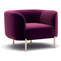 Nojatuoli Linento Furniture Macaroon, fuksia