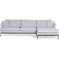 Divaanisohva Linento Furniture Pearl, 4-istuttava, vaaleanharmaa