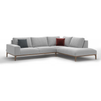 Avokulmasohva Linento Furniture Secret, 4-istuttava, vaaleanharmaa