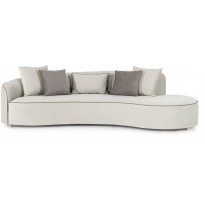 Kulmasohva Linento Furniture Cloud, vaaleanharmaa