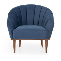 Nojatuoli Linento Furniture Ivory, sininen