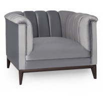 Nojatuoli Linento Furniture Pera, harmaa