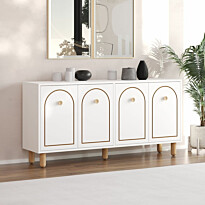 Senkki Linento Furniture Midmod, 150x73cm, valkoinen