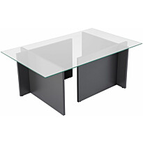 Sohvapöytä Linento Furniture Vetrino 105x40cm lasikansi