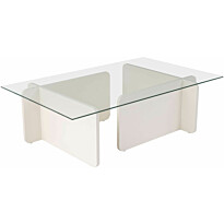 Sohvapöytä Linento Furniture Flavio 105x30cm lasikansi