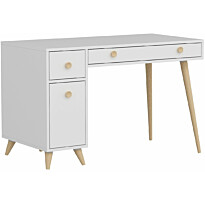 Työpöytä Linento Furniture Inarch valkoinen/tammi