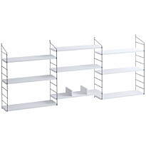 String-kirjahylly Linento Furniture Lungo, eri värejä