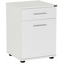 Yöpöytä Linento Furniture KMD-511-BB-1, valkoinen