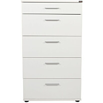 Lipasto Linento Furniture SFN-550-BB-1, leveys 60cm, korkeus 108cm, valkoinen