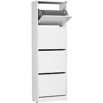 Kenkäkaappi Linento Furniture SHC-340-BB-1 valkoinen