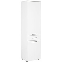 Kaappi Linento Furniture ADR-621-PP-1, 52x187cm, valkoinen