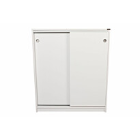 Kenkäkaappi liukuovilla Linento Furniture ADR-322-BB-1, 91x105cm, valkoinen