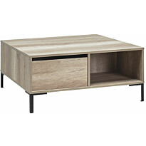 Sohvapöytä Linento Furniture SHP-660, 90x90cm, vetolaatikolla