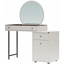 Meikkipöytä Linento Furniture Tmu-712-Vv-1 vaalea harmaanbeige