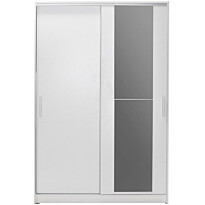 Liukuovivaatekaappi Linento Furniture Swd-512-Bb-2 120cm valkoinen