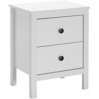 Yöpöytä Linento Furniture KMD-992-BB-1, valkoinen