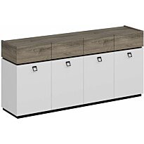 Senkki Linento Furniture Zara valkoinen/ruskea/musta