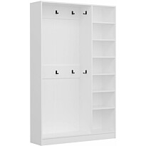 Säilytyskokonaisuus eteiseen Linento Furniture Kale 8119 valkoinen