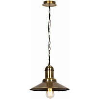 Riippuvalaisin Linento Lighting Sivani, E27, säädettävä korkeus, antiikkimessinki, eri kokoja