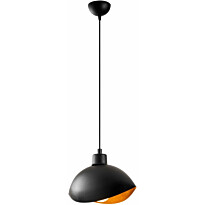 Riippuvalaisin Linento Lighting Sivani, E27, musta/kulta