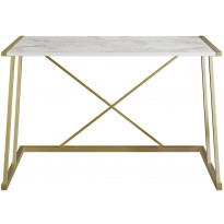 Työpöytä Linento Furniture Anemon, kulta/valkoinen