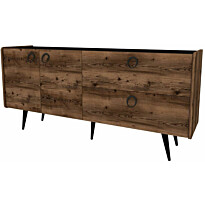 Senkki Linento Furniture Line, leveys 160cm, tummanruskea