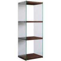 Kirjahylly Linento Furniture R301, ruskea