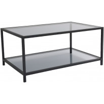 Sohvapöytä Linento Furniture Astro, savulasi, musta