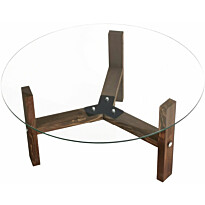 Sohvapöytä Linento Furniture Drone, 75cm, ruskea, Verkkokaupan poistotuote